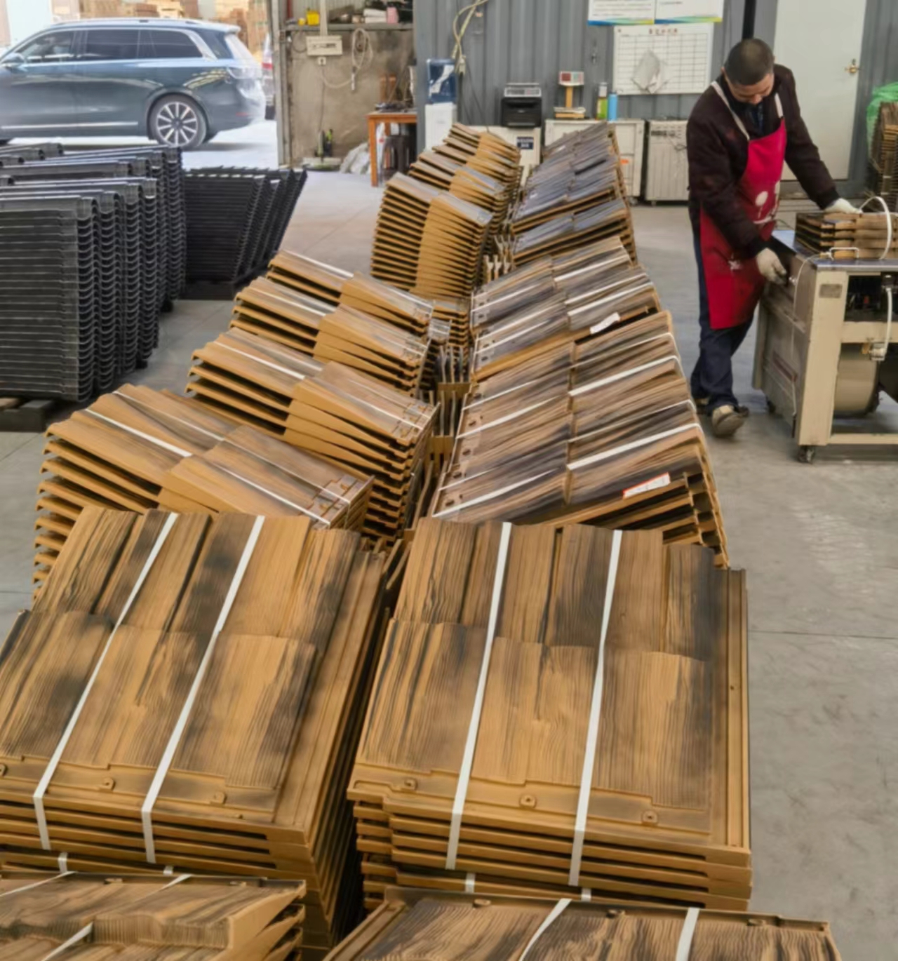 高分子瓦厂提供木纹瓦