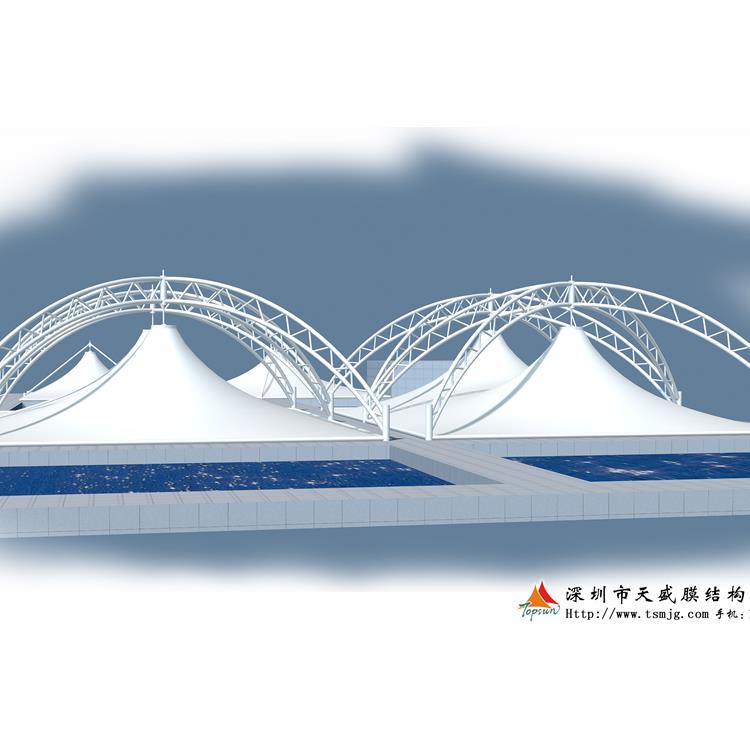 张拉膜膜结构 费用 太原膜结构水族馆