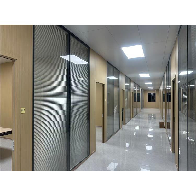 办公室双玻百叶隔断 东莞玻璃隔断 质量保证