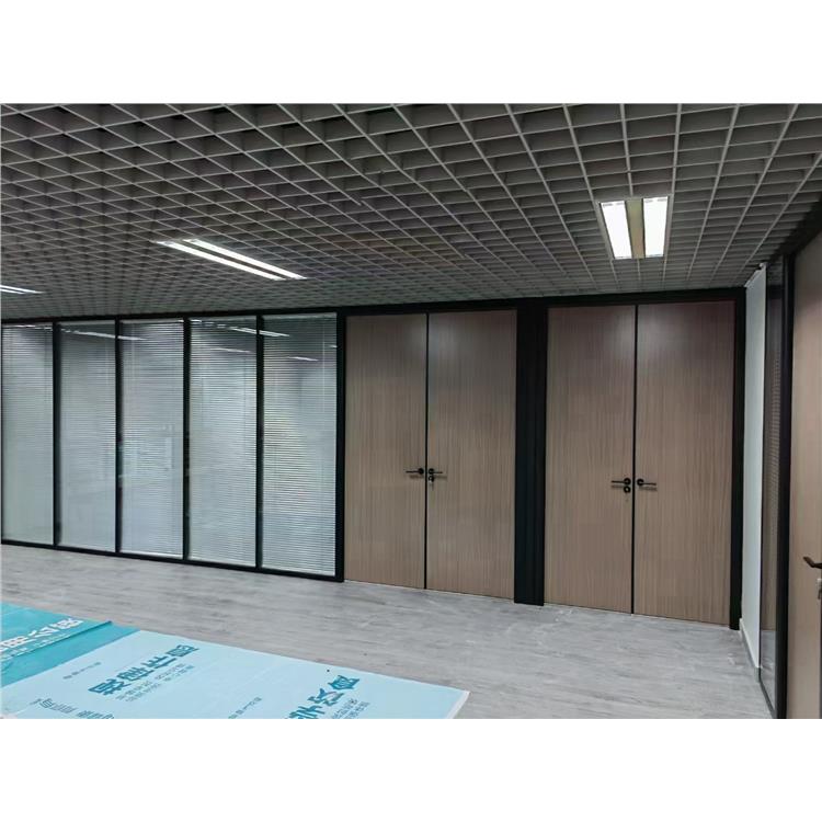 玻璃隔断 价格实惠 龙岗区办公室双层玻璃内置百叶隔断